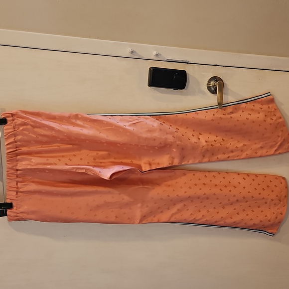 Marni Coral Satin Stripe Track Pants 42 Italy/ 6 US NWT - Picture 4 of 12